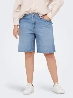 CARSONNY High waist Regular fit Denim shorts