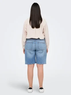 CARSONNY High waist Regular fit Denim shorts