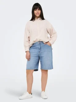CARSONNY High waist Regular fit Denim shorts