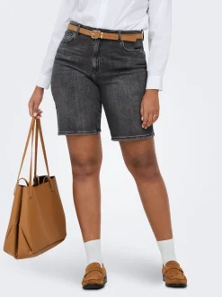 CARSONNY High waist Regular fit Denim shorts