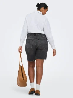 CARSONNY High waist Regular fit Denim shorts