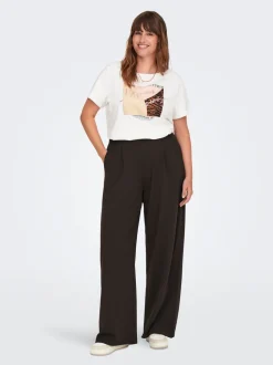 CARSTILLA Regular fit Broek met wijde pijpen