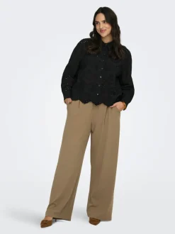 CARSTILLA Regular fit Broek met wijde pijpen