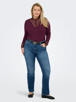 CARSUI Mid waist Slim fit Enkel lengte Jeans