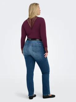 CARSUI Mid waist Slim fit Enkel lengte Jeans