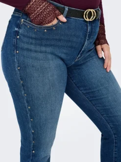 CARSUI Mid waist Slim fit Enkel lengte Jeans
