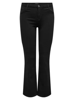 CARTHUNDER Mid waist Flared fit Jeans