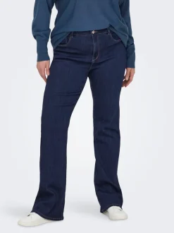 CARTHUNDER Mid waist Flared fit Jeans