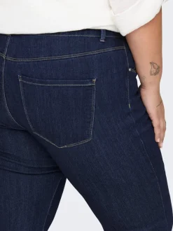 CARTHUNDER Mid waist Flared fit Jeans