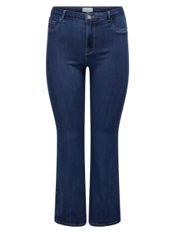 CARTHUNDER Mid waist Flared fit Jeans