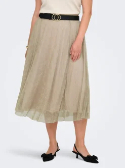 CARTINGA Plissé rok Midi-rok