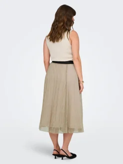 CARTINGA Plissé rok Midi-rok