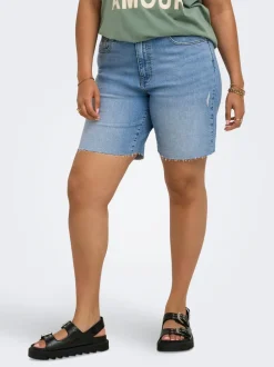 CARTOKYO High waist Regular fit Denim shorts