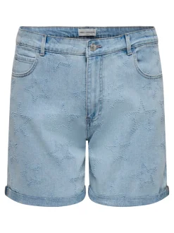CARVEGA High waist Loose fit Denim shorts