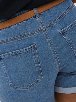 CARVEGA High waist Regular fit Denim shorts