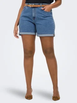 CARVEGA High waist Regular fit Denim shorts