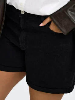 CARVEGA High waist Regular fit Denim shorts