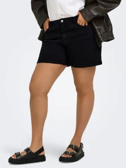 CARVEGA High waist Regular fit Denim shorts