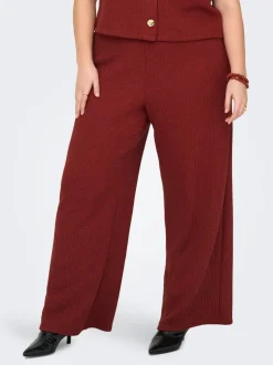 CARVICKI Flared fit Broek met wijde pijpen