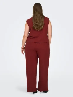 CARVICKI Flared fit Broek met wijde pijpen