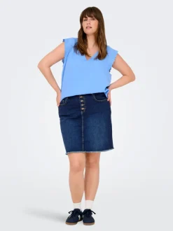 CARWILLY Denim Denim rok Midi-rok