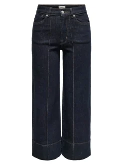 CARWILLY High waist Wide leg fit Cropped Jeans