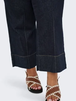 CARWILLY High waist Wide leg fit Cropped Jeans