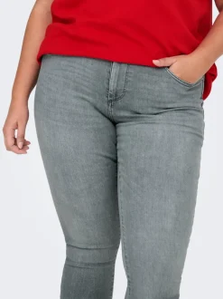 CARWILLY HOGE TAILLE REGULIERE SKINNY FIT JEANS