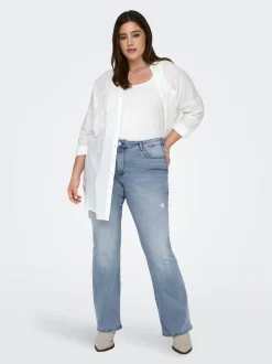 CARWILLY Mid waist Flared fit Jeans