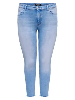 CARWILLY Mid waist Skinny fit Enkel lengte Jeans