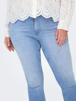 CARWILLY Mid waist Skinny fit Enkel lengte Jeans