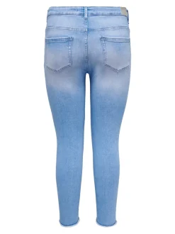 CARWILLY Mid waist Skinny fit Enkel lengte Jeans
