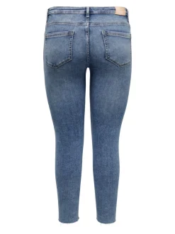 CARWILLY Mid waist Skinny fit Enkel lengte Jeans