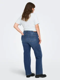 CARWILLY Mid waist Straight fit Jeans