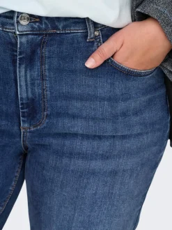 CARWILLY Mid waist Straight fit Jeans