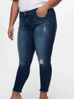 CARWILLY Regular waist Skinny fit Enkel lengte Jeans