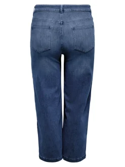 CARWILLY High waist Wide leg fit Cropped Jeans