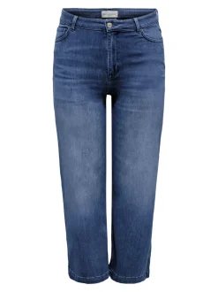 CARWILLY High waist Wide leg fit Cropped Jeans