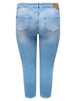 CARWILLY Mid waist capri Skinny fit Jeans