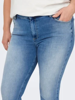 CARWILLY Mid waist capri Skinny fit Jeans