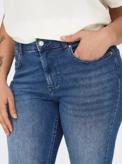 CARWILLY Mid waist capri Skinny fit Jeans