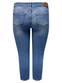 CARWILLY Mid waist capri Skinny fit Jeans