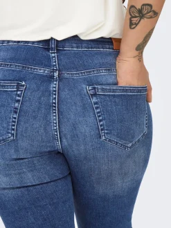 CARWILLY Mid waist capri Skinny fit Jeans