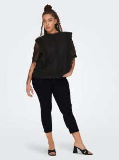 CARWILLY Mid waist capri Skinny fit Jeans