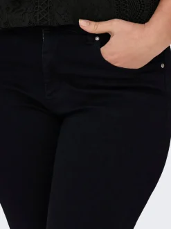 CARWILLY Mid waist capri Skinny fit Jeans