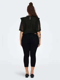 CARWILLY Mid waist capri Skinny fit Jeans