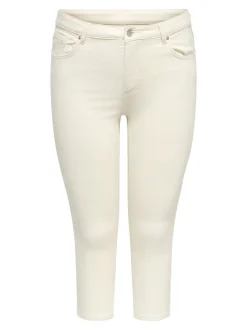 CARWILLY Mid waist capri Skinny fit Jeans