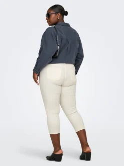 CARWILLY Mid waist capri Skinny fit Jeans