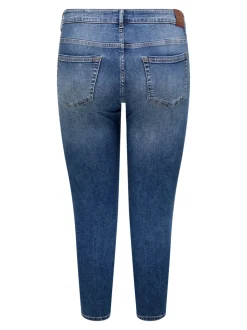 CARWILLY Mid waist Skinny fit Enkel lengte Jeans