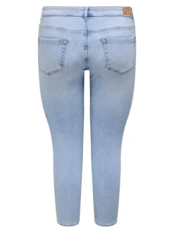 CARWILLY Mid waist Skinny fit Enkel lengte Jeans